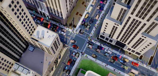 Trafic aglomerat in SimCity 2013
