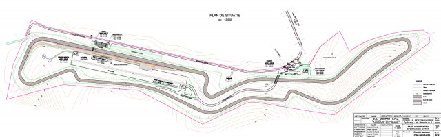 Schita circuit auto moto Mures Ring