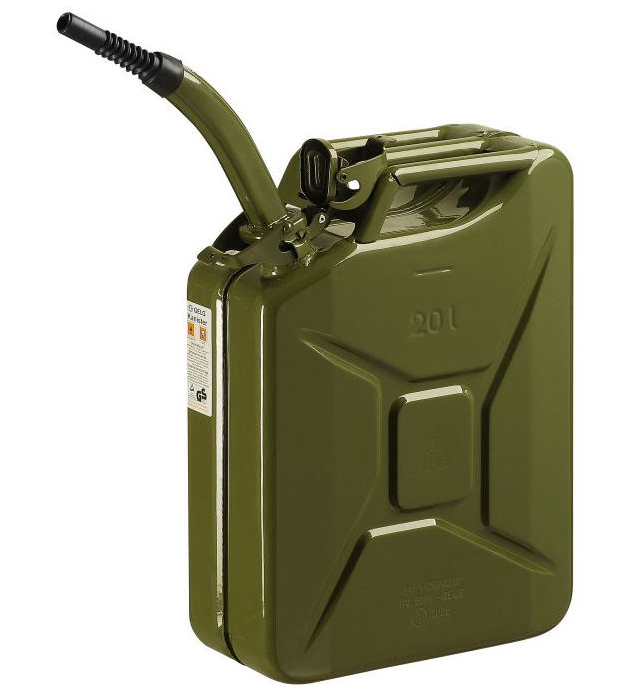 Canistra combustibil cu teava atasata