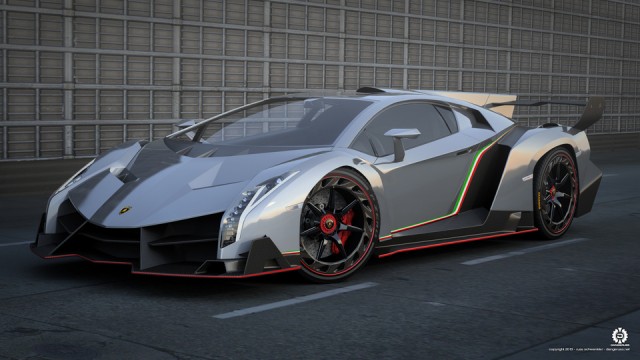 Masina 3D: Lamborghini Veneno (dangeruss)