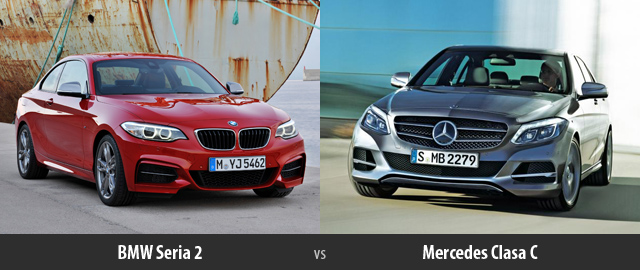 BMW Seria 2 vs Mercedes Clasa C 2014