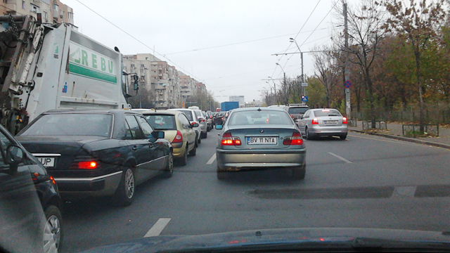 Mizerie de trafic in Bucuresti