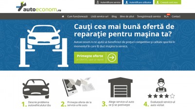 Interfata Autoeconom - oferte service auto