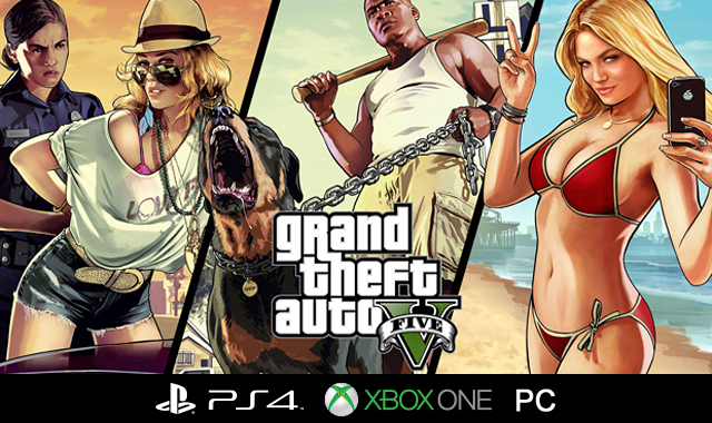 GTA V pentru PC, PS4, Xbox One