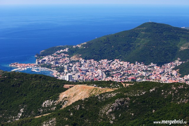 Budva - Muntenegru - vedere de sus