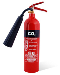 Stingator de incendiu cu CO2
